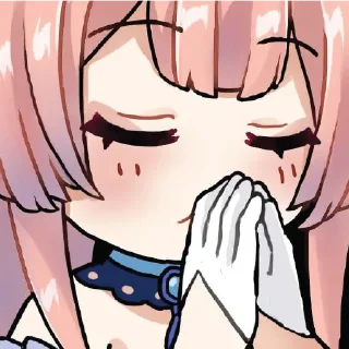 🙏 emoji Chibi Genshin Telegram sticker 5 of 31