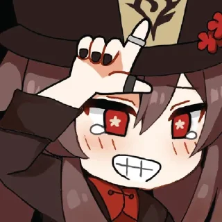 😜 emoji Chibi Genshin Telegram sticker 9 of 31