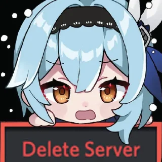 😖 emoji Chibi Genshin Telegram sticker 15 of 31
