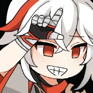 😜 emoji Chibi Genshin Telegram sticker 10 of 31