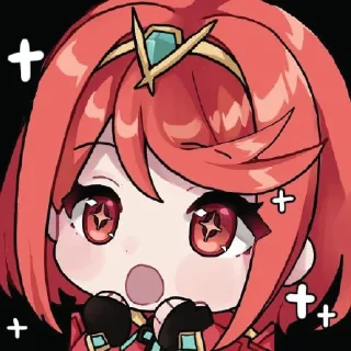 😄 emoji Chibi Genshin Telegram sticker 18 of 31