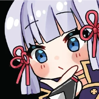 🤔 emoji Chibi Genshin Telegram sticker 7 of 31