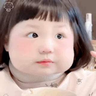 🍳 emoji 萌娃表情包 @yaoyiyaoxiaokeai Telegram sticker 8 of 50
