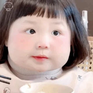🍳 emoji 萌娃表情包 @yaoyiyaoxiaokeai Telegram sticker 7 of 50