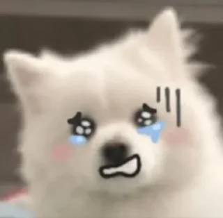 😢 emoji BlondeChaya × @burntpacks Telegram sticker 7 of 50