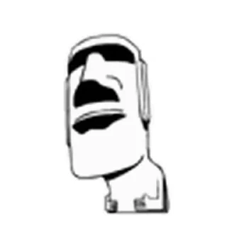🏹 emoji ᯽ The MOAI ᯽│@laddukadabba2│@stickermaze ᯽ Telegram sticker 14 of 29
