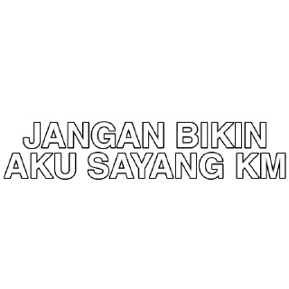Sticker from Gatau apa @gabsyosi