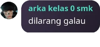 Sticker from apa lg gatau