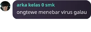 Sticker from apa lg gatau