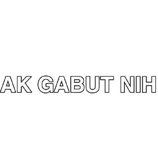 Sticker from Gatau apa @gabsyosi