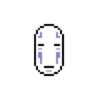 😁 emoji Kaonashi 2 @RmXoX Telegram sticker 14 of 24