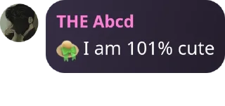 Sticker from THE Abcd's sticker kang pack