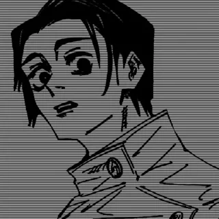 ✨ emoji @stikeranimex — ⩩ Yuta okkotsu Telegram sticker 19 of 35
