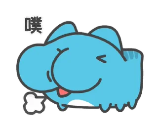 🤭 emoji 貓貓蟲-咖波 奇怪咖波總動員 @moe_sticker_bot Telegram sticker 5 of 24