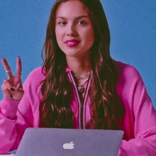 Sticker from .⋆olivia rodrigo .⋆ @sweetgrcnger