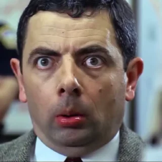 🥴 emoji Mr Bean 🐻 @DS_ThePotterHead Telegram sticker 7 of 30