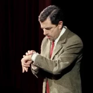 😧 emoji Mr Bean 🐻 @DS_ThePotterHead Telegram sticker 14 of 30