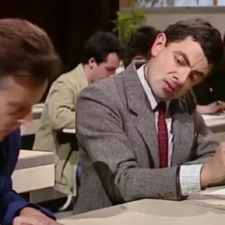 🫣 emoji Mr Bean 🐻 @DS_ThePotterHead Telegram sticker 23 of 30
