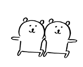 Sticker from 對自己吐槽的白熊(動態2)