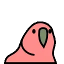 🦜 emoji UwU animations √1 - TI Telegram sticker 14 of 50