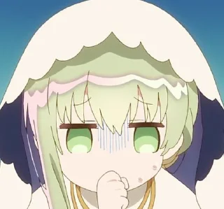 😨 emoji 熙熙咔酱空蓝的白圣女 Telegram sticker 10 of 38