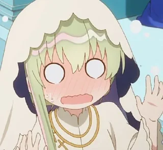 😳 emoji 熙熙咔酱空蓝的白圣女 Telegram sticker 21 of 38