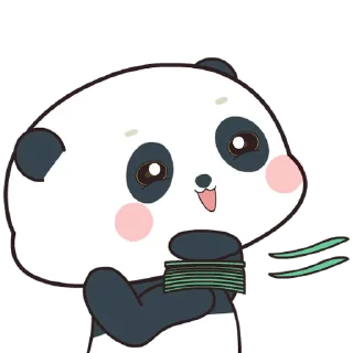 Sticker from Baby Panda : Pop-up stickers @deazzle @cremium