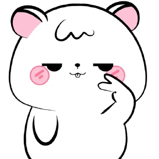⭐ emoji Michi The Mouse 3 : Pop-up stickers @deazzle Telegram sticker 23 of 24