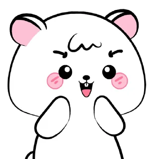 ⭐ emoji Michi The Mouse 3 : Pop-up stickers @deazzle Telegram sticker 10 of 24