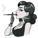 Sticker from Lady Noir | @djpreet