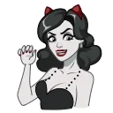 Sticker from Lady Noir | @djpreet