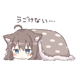 😞 emoji びあちゃんスタンプ @moe_sticker_bot Telegram sticker 11 of 24