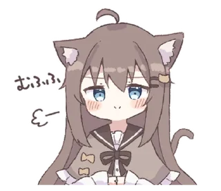 😉 emoji びあちゃんスタンプ @moe_sticker_bot Telegram sticker 10 of 24