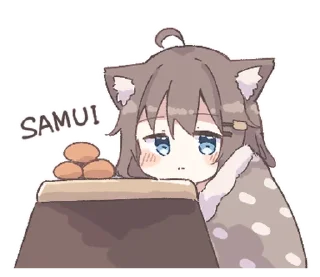 🥶 emoji びあちゃんスタンプ @moe_sticker_bot Telegram sticker 16 of 24
