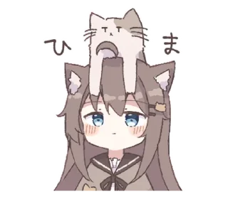 🙄 emoji びあちゃんスタンプ @moe_sticker_bot Telegram sticker 19 of 24