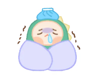 😷 emoji 🦖Dino Baby • @xxyuji • @Grup_Anime_Chat Telegram sticker 19 of 21