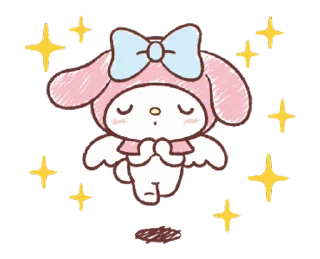 ⭐ emoji My Melody: Easygoing Cuteness @deazzle @cremium Telegram sticker 20 of 23