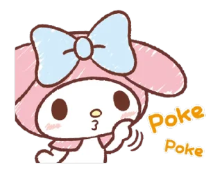 ⭐ emoji My Melody: Easygoing Cuteness @deazzle @cremium Telegram sticker 9 of 23