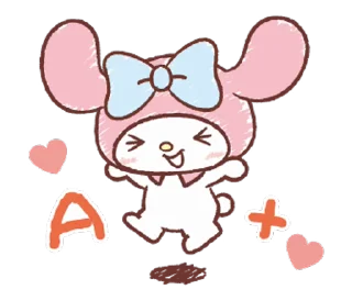 ⭐ emoji My Melody: Easygoing Cuteness @deazzle @cremium Telegram sticker 21 of 23