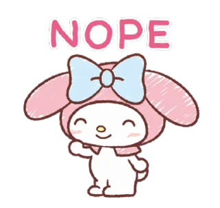 ⭐ emoji My Melody: Easygoing Cuteness @deazzle @cremium Telegram sticker 18 of 23