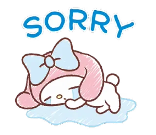 ⭐ emoji My Melody: Easygoing Cuteness @deazzle @cremium Telegram sticker 17 of 23