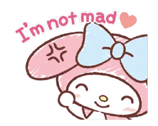 ⭐ emoji My Melody: Easygoing Cuteness @deazzle @cremium Telegram sticker 19 of 23