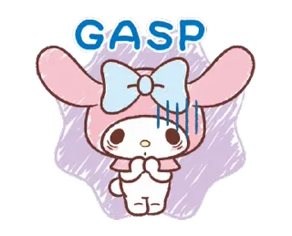 ⭐ emoji My Melody: Easygoing Cuteness @deazzle @cremium Telegram sticker 15 of 23