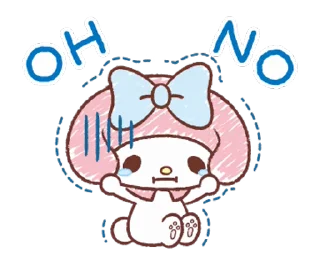 ⭐ emoji My Melody: Easygoing Cuteness @deazzle @cremium Telegram sticker 16 of 23