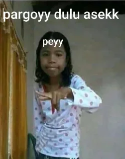 Sticker from pens pey