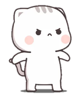 😠 emoji 💈〻CUTIECAT : : @ZAROSIE Telegram sticker 23 of 42