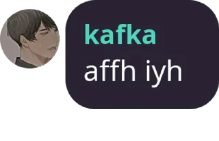 Sticker from kafka anak alim