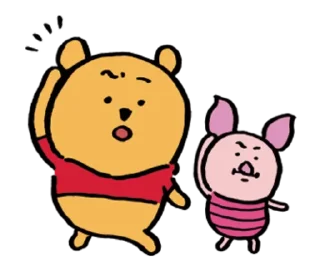 👂 emoji 小熊維尼 by nagano Telegram sticker 23 of 40