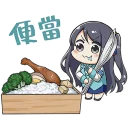 🤤 emoji 前進吧！高捷少女 第三彈 美食篇 Telegram sticker 8 of 40
