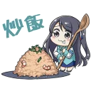 🤤 emoji 前進吧！高捷少女 第三彈 美食篇 Telegram sticker 7 of 40